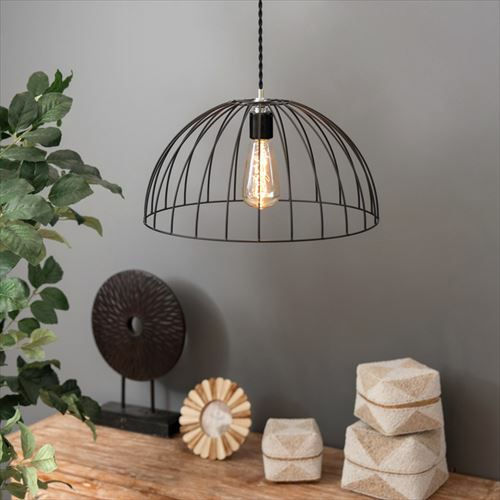 ワイヤー ランプシェード ペンダントランプ アジアン モダン [4]