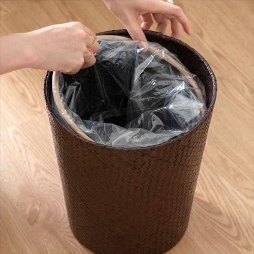 ゴミ箱リング ビニール袋止め 袋ストッパー 隠す 袋止めリング [5]