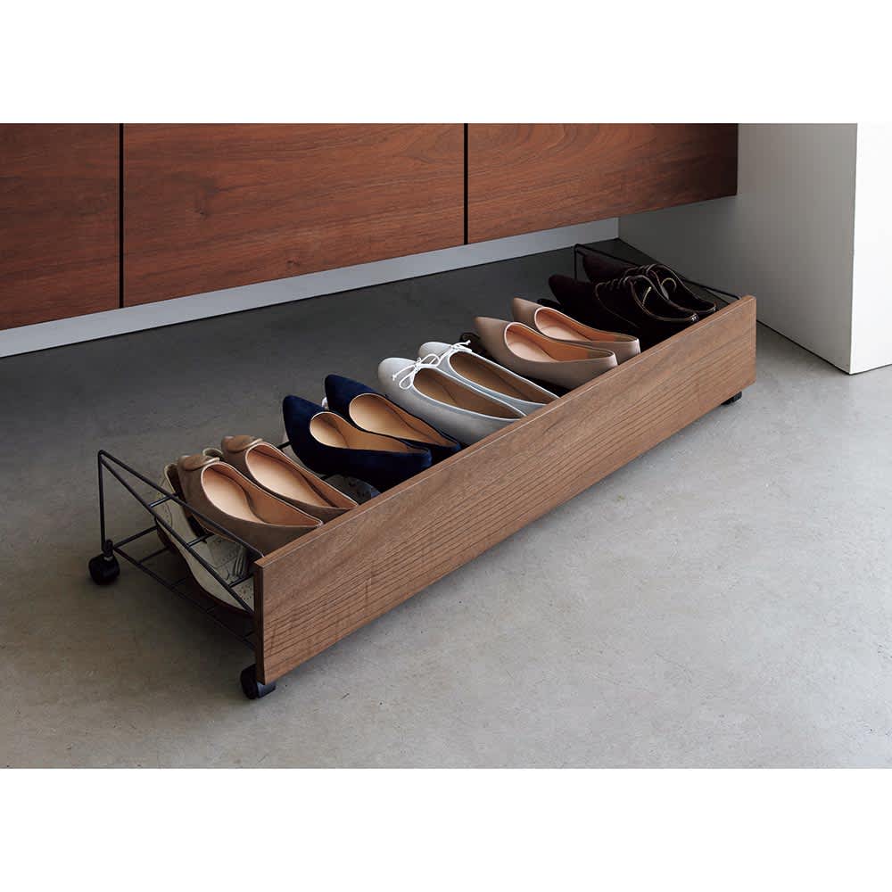 シューズボックス下ワゴン シューズワゴン [2]