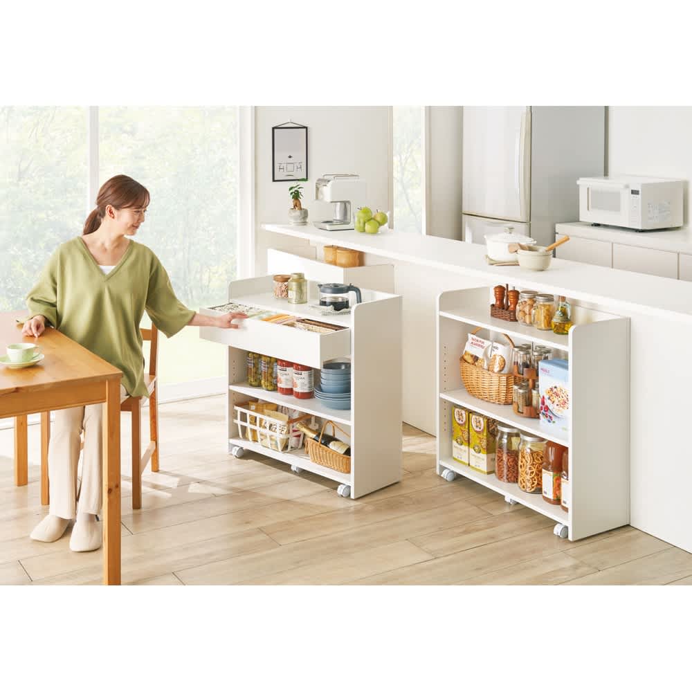 隠せるカウンター下収納 マルチタイプ 幅79高さ66cm [2]