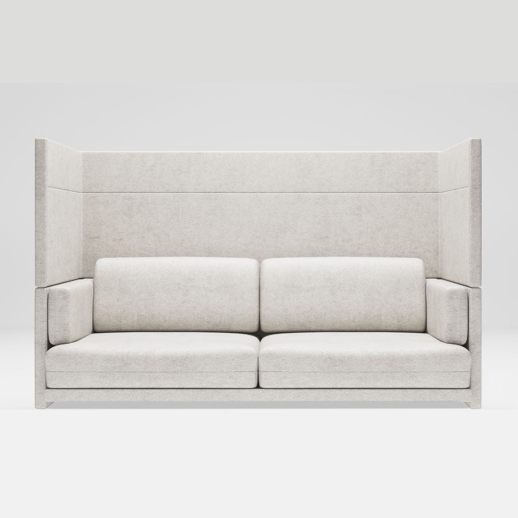 Personal Sofa 3Seats Booth Type Light Gray / パーソナルソファ トリプル ブース仕様 ライトグレー