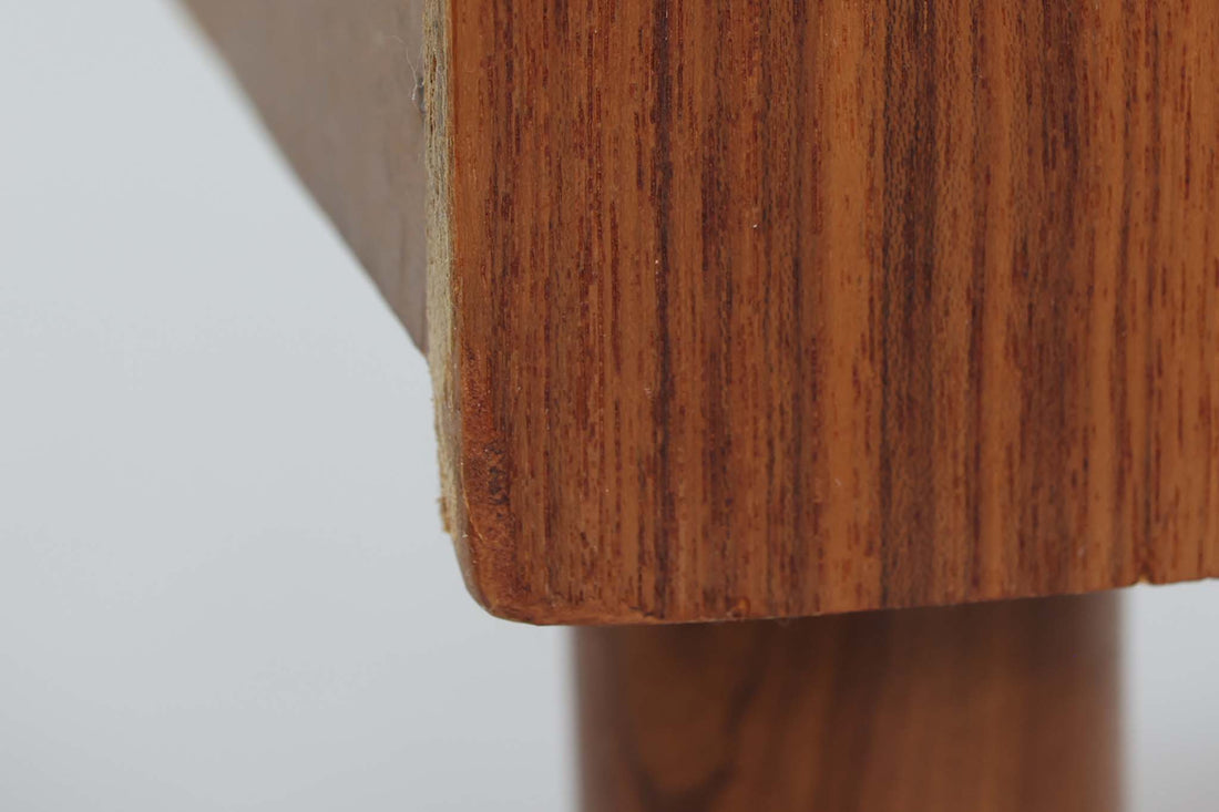 ライティングビューロ/机　チーク材　鏡付き　北欧家具ビンテージ/DK17060 [3]