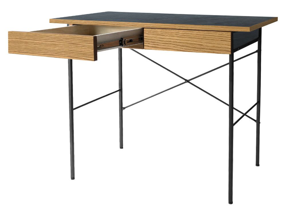 POL desk 900 wide mat black [4]