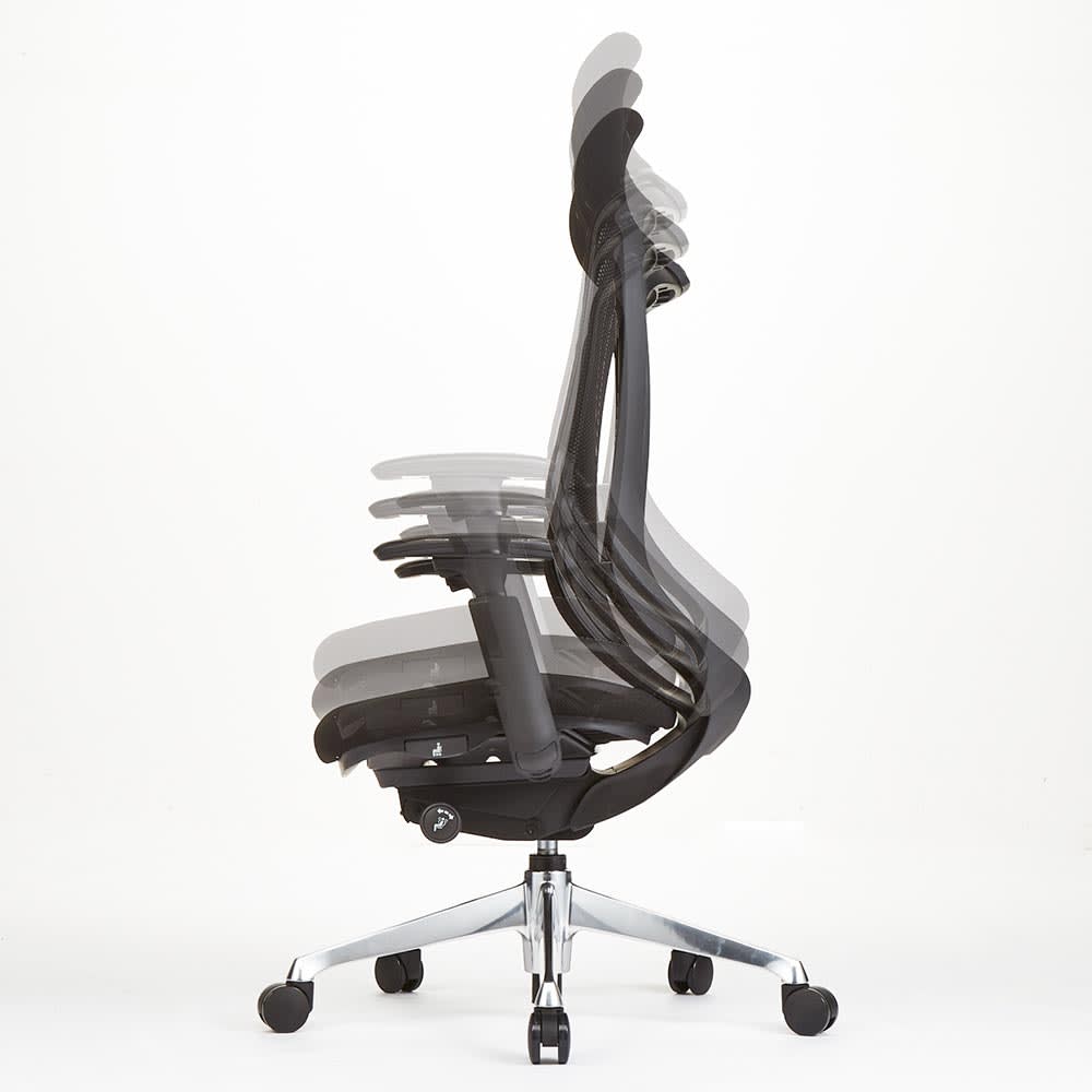 Sylphy/シルフィ　オフィスチェア　ヘッドありタイプ（エクストラハイバック） [5]