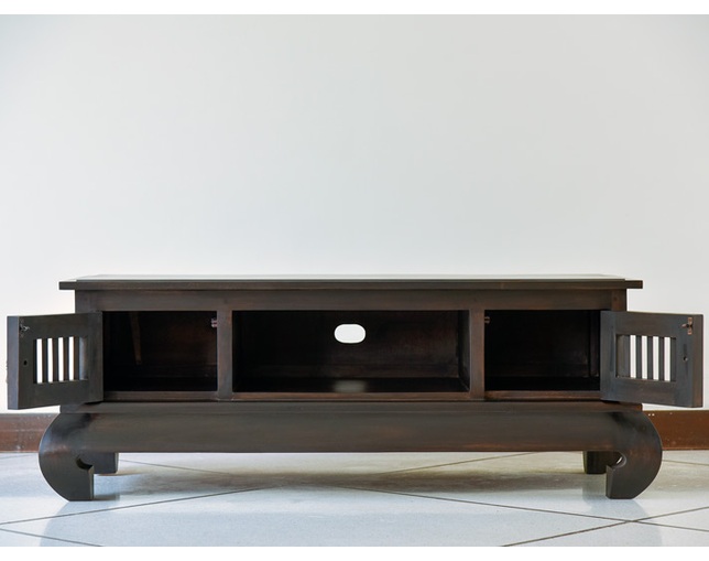 【受注生産品】TV BOARD 2 DOOR KAKI OPIUM-S(テレビボード カキ オピウム-S【AS-015S】) / Alam Sari(アラム サリ) [2]