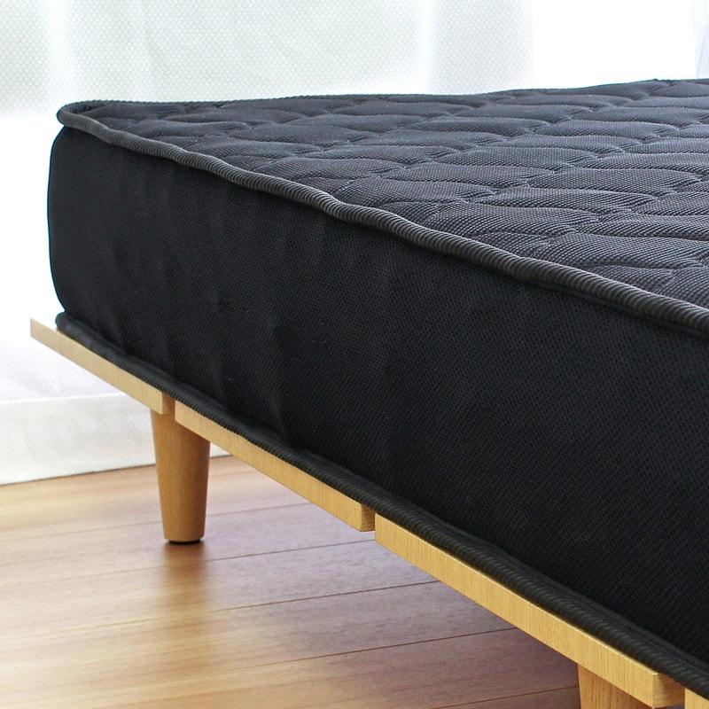 【人気の入門モデル】ポケットコイルマットレス 『3D メッシュ』/ブラック [4]