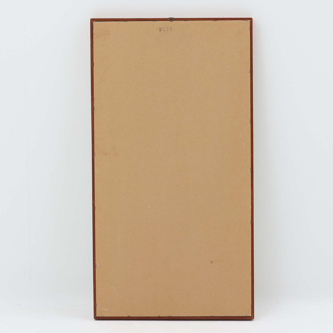 壁掛け/立掛けミラー チーク 高さ69cm デンマーク製 北欧ビンテージ家具/DK17626 [3]