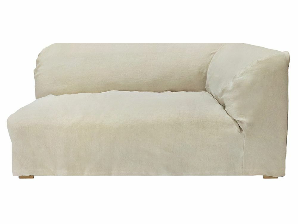 french linen sofa right/left arm ottoman [3]