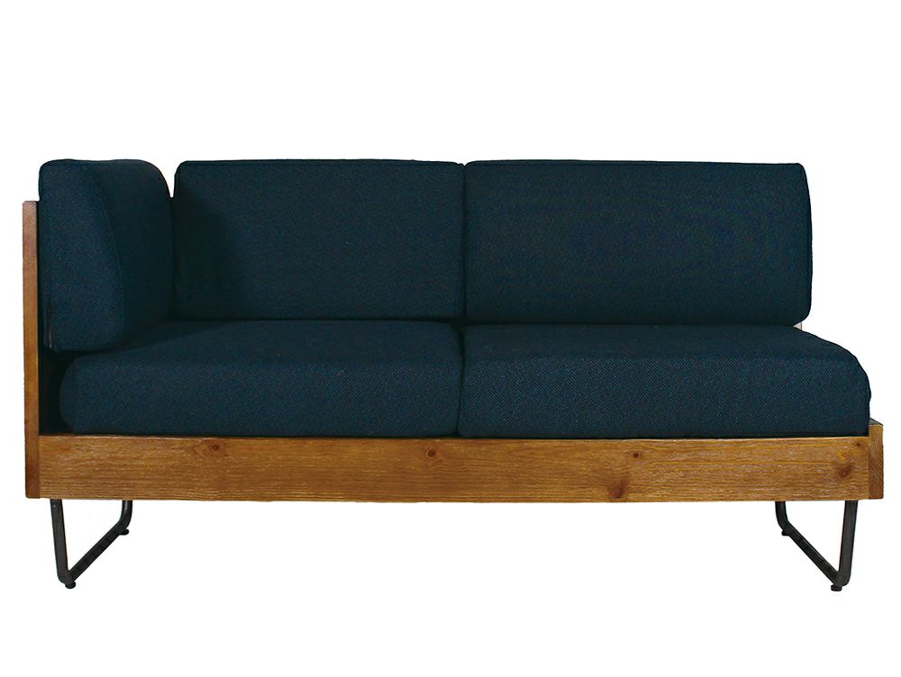 [旧仕様] WARM LD sofa right/left arm dark khaki/blue [3]