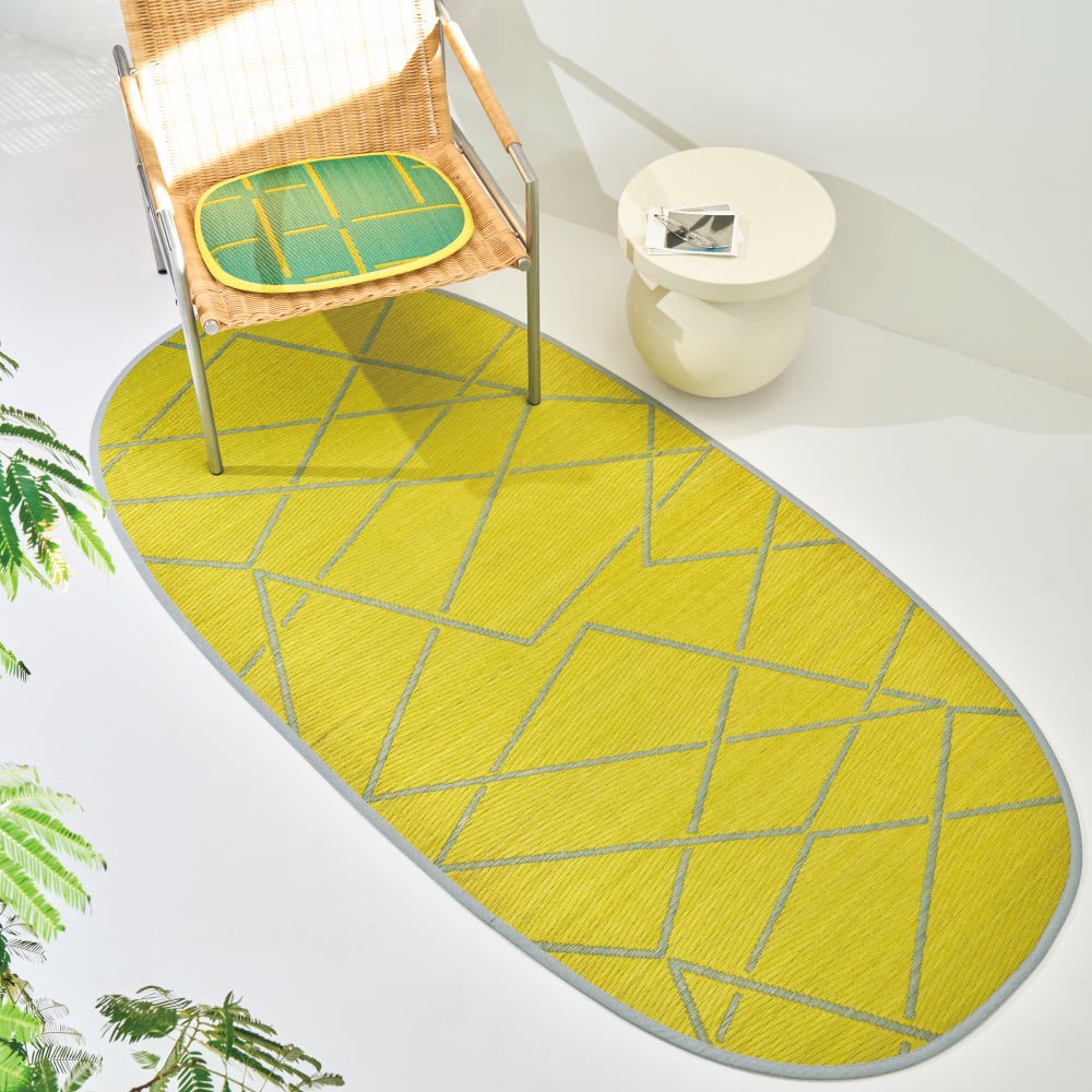 OTO（オト）国産い草ラグ　【Ｌ　約190×190cm】 [5]