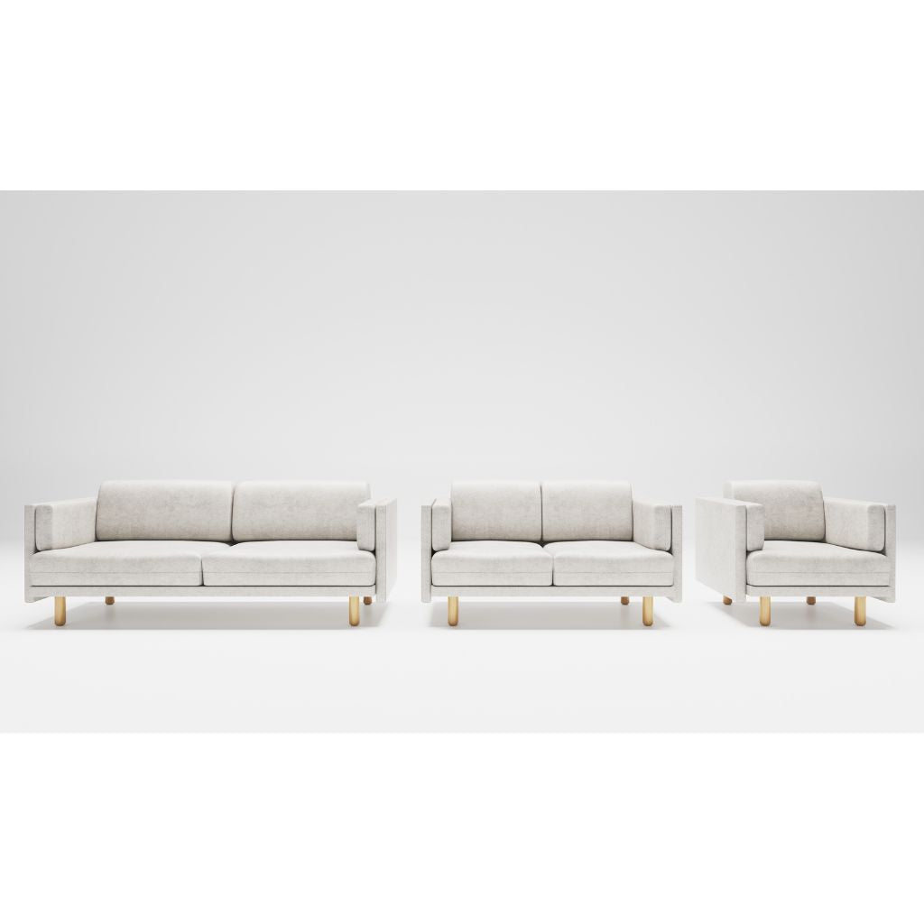 Personal Sofa 2Seats Light Gray / パーソナルソファ ダブル ライトグレー [2]