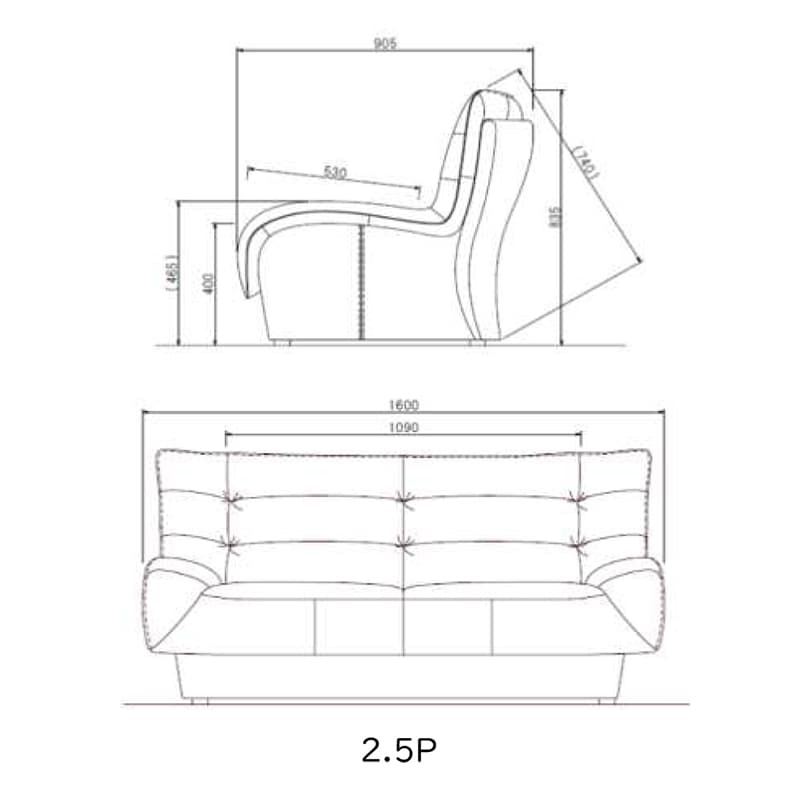 2.5人掛 ソファ ディーヴァ Z127model 張地ストラダ革/木部ラスティックオーク色 TOKYOinterior×カリモク  【大型商品配送便でのお届け】 ※代引き不可 ※納期5週間～ [4]