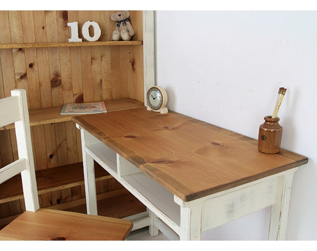 シェルフデスクB単品(シェルフデスクビータンピン) / ラスティック(Rustic) [3]