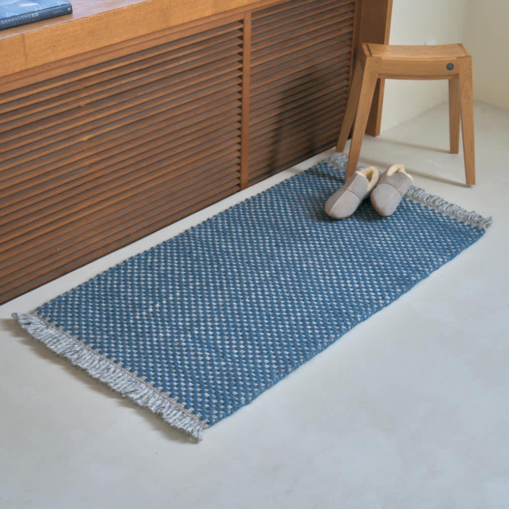 平織ウールマット〈バルバ〉