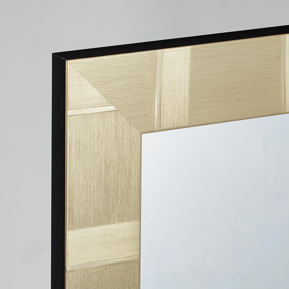 割れない軽量フィルムミラー モダンフレーム 約40cm×150cm [4]