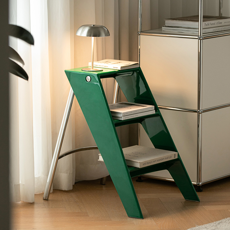 サイドテーブル ラダーラック 北欧 おしゃれ 折りたたみ 脚立 多機能 家具  huf-3811