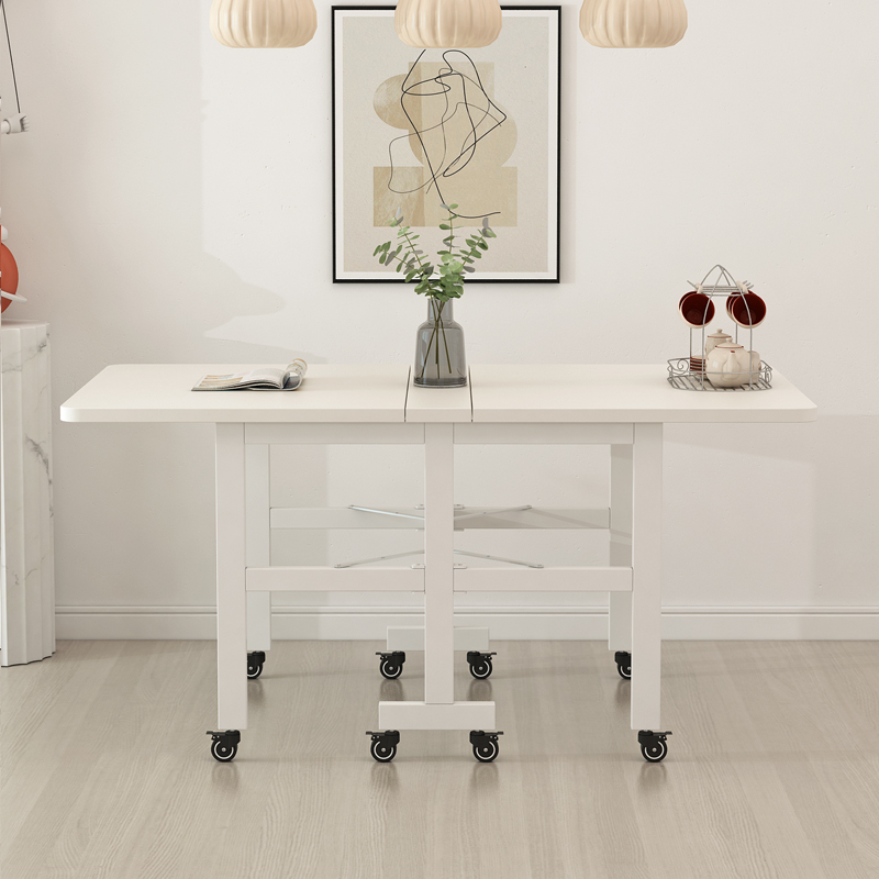 ダイニングテーブル 折りたたみ キャスター付き コンパクト 省スペース 北欧 おしゃれ hzyl-3482 [2]