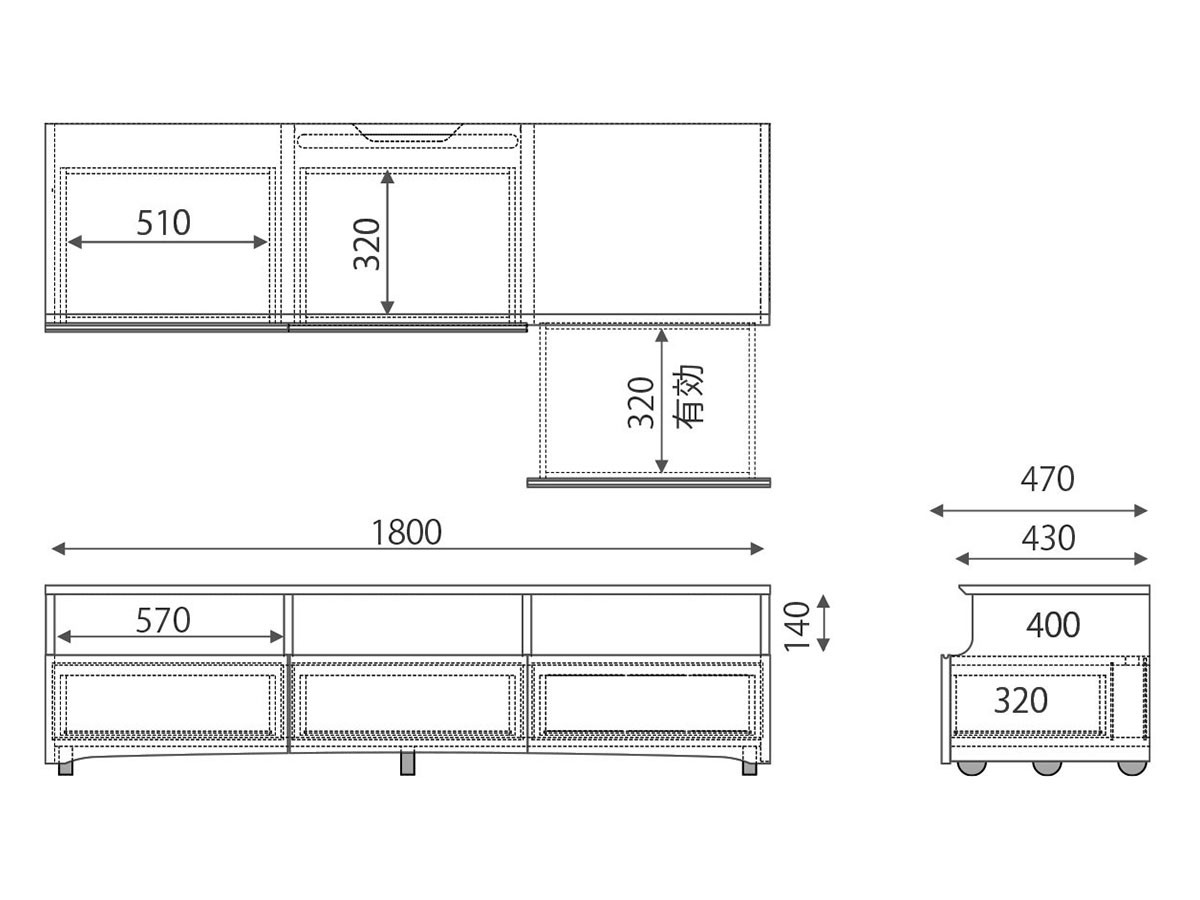 F TV BOARD / エフ テレビボード [3]