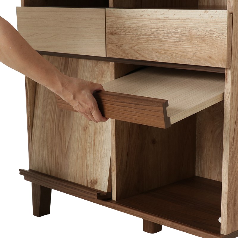 フラップキャビネット ナチュレスタ NTS-9080FH if HOME 白井産業【お客様組立商品】 [5]