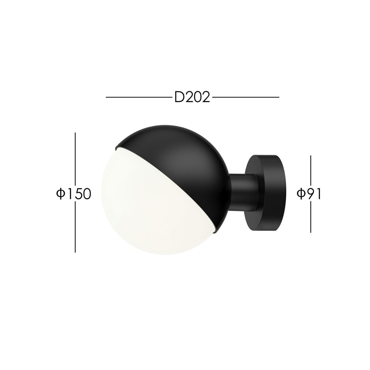 Louis Poulsen（ルイスポールセン） / VL Studio（ステュディオ） ウォール 150 / ブラック [3]