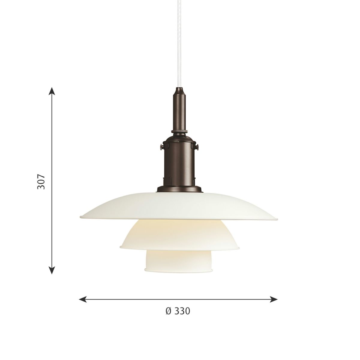 【年越しキャンペーンB】Louis Poulsen(ルイスポールセン)/　PH 3 1/2-3 Pendant　ホワイト [2]