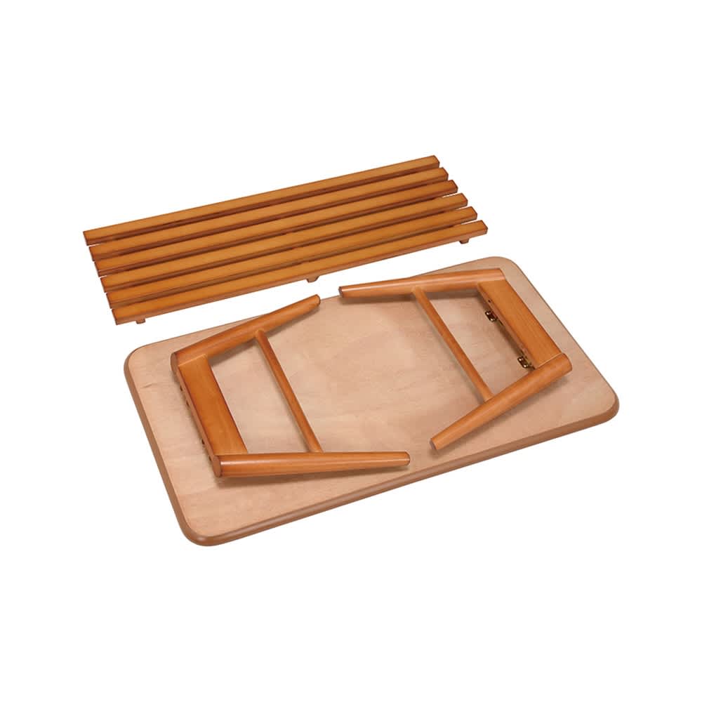 天然木折りたたみテーブル（スクエア）