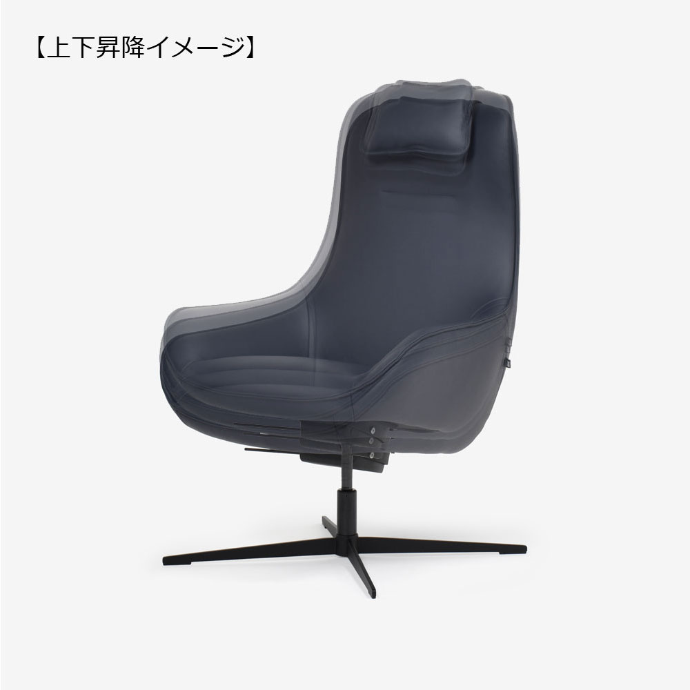 ROLF BENZ（ロルフベンツ）アームチェア「メグ」革グレーブルー色 ＃38.109 [2]