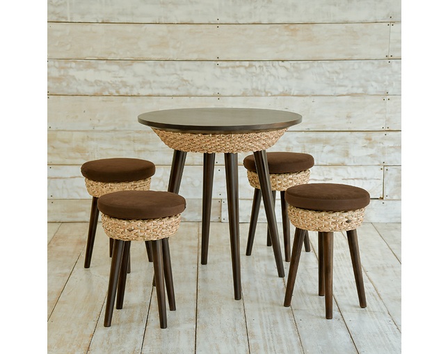 Water Hyacinth Round Stool(ウォーターヒヤシンス ラウンドスツール【LHC-07】) / MITRA [2]