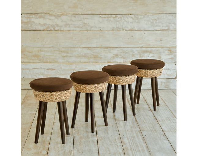 Water Hyacinth Round Stool(ウォーターヒヤシンス ラウンドスツール【LHC-07】) / MITRA [5]