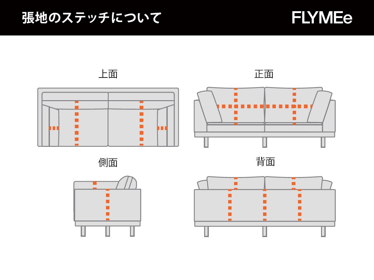 DANISH GRANDE SOFA / デニッシュ グランデ ソファ シングルアーム 2シーター179 [5]