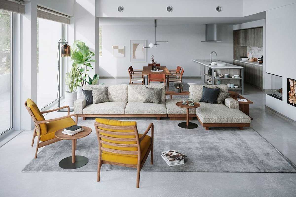 DANISH SOFA かたさ選べる デニッシュ ソファ [2]