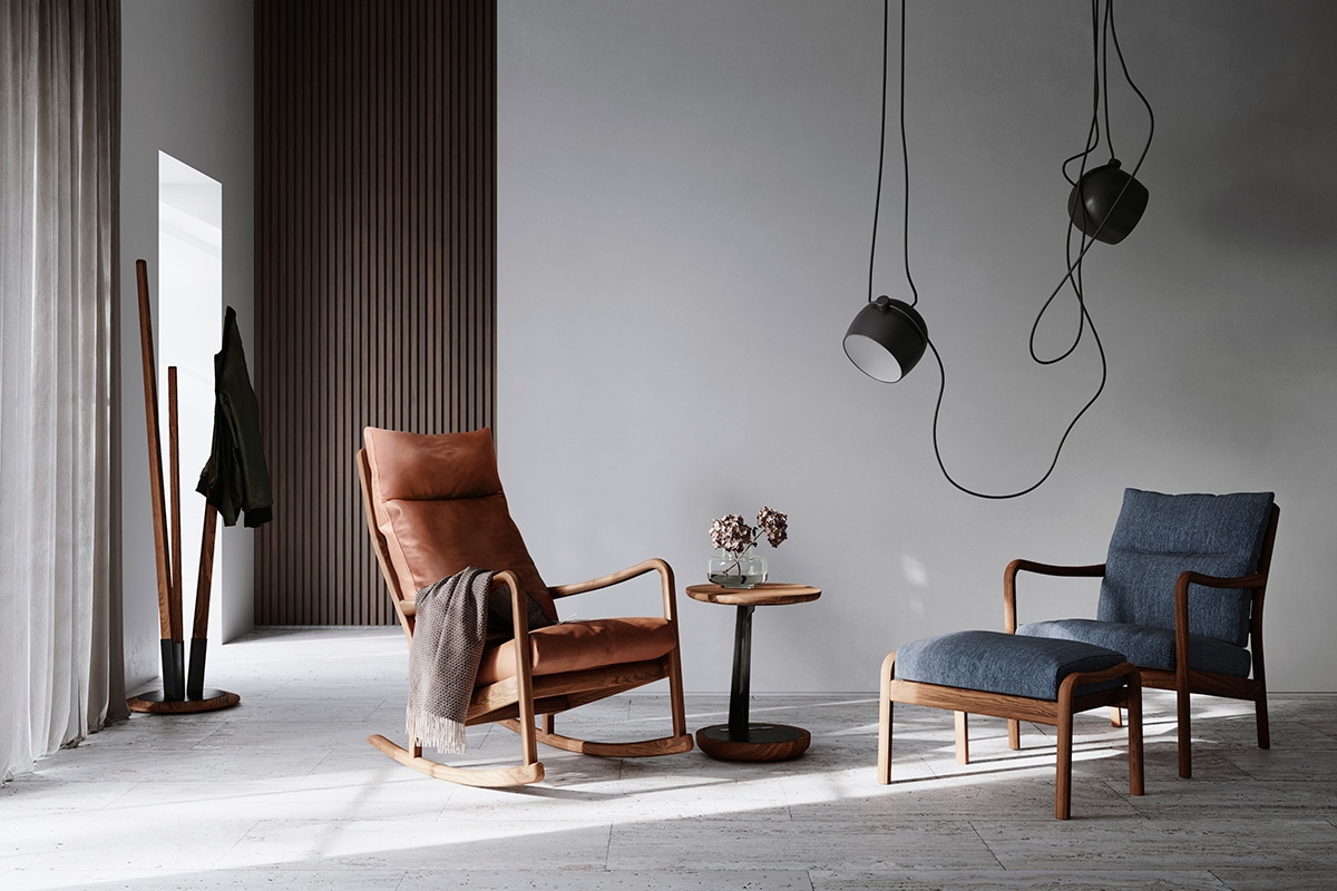 Blueprint HIGH BACK ROCKING CHAIR ブループリント ハイバック ロッキングチェア [2]