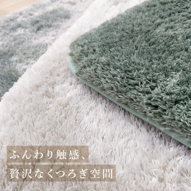 マイクロファイバーシャギーラグマット Eclat [3]