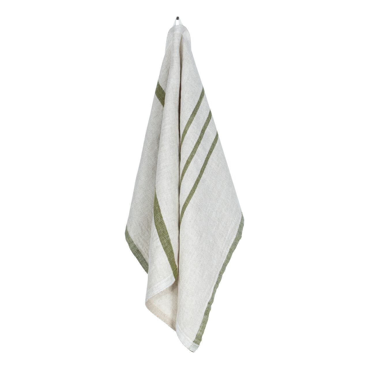 【ONLINE限定】USVA ハンドタオル / linen-olive / 48x70cm / ウォッシュドリネン / 吸水 / 速乾 / タオル / キッチンタオル / LAPUAN KANKURIT（ラプアン カンクリ） [2]