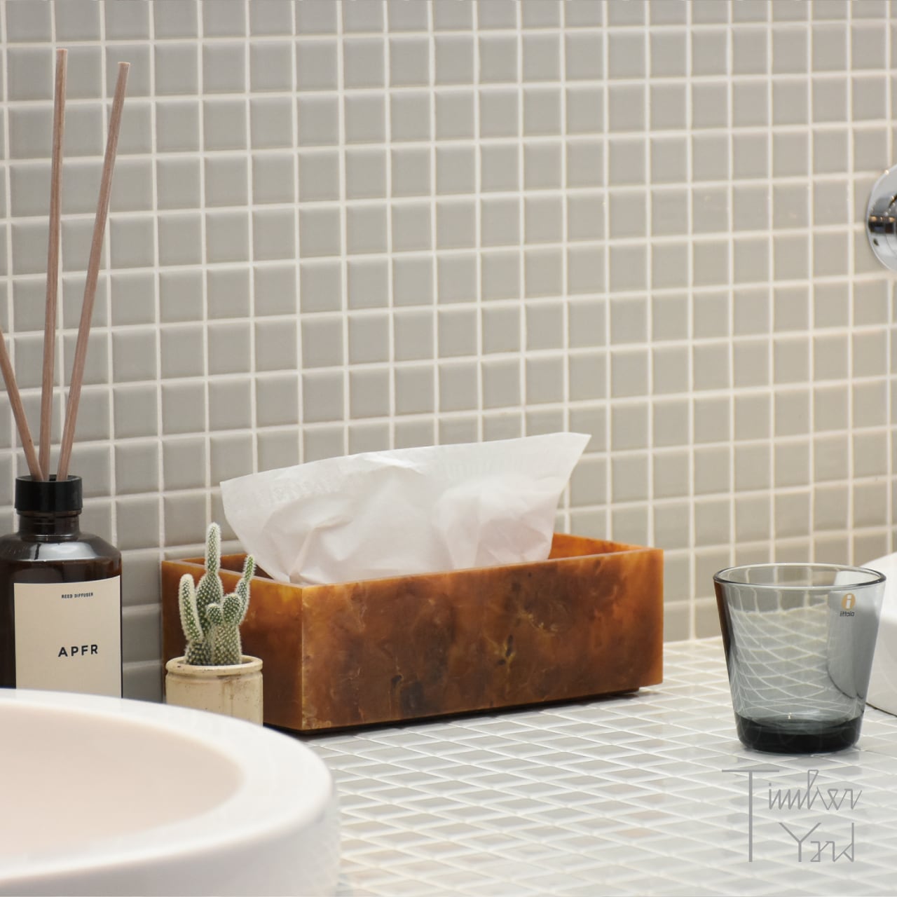 【ONLINE限定】Mist Tissue Box / Sugar Kelp / W21.5×D12×H7cm / Ferm Living（ファームリビング）/ ミスト ティッシュボックス / 北欧インテリア / 正規販売店 [5]