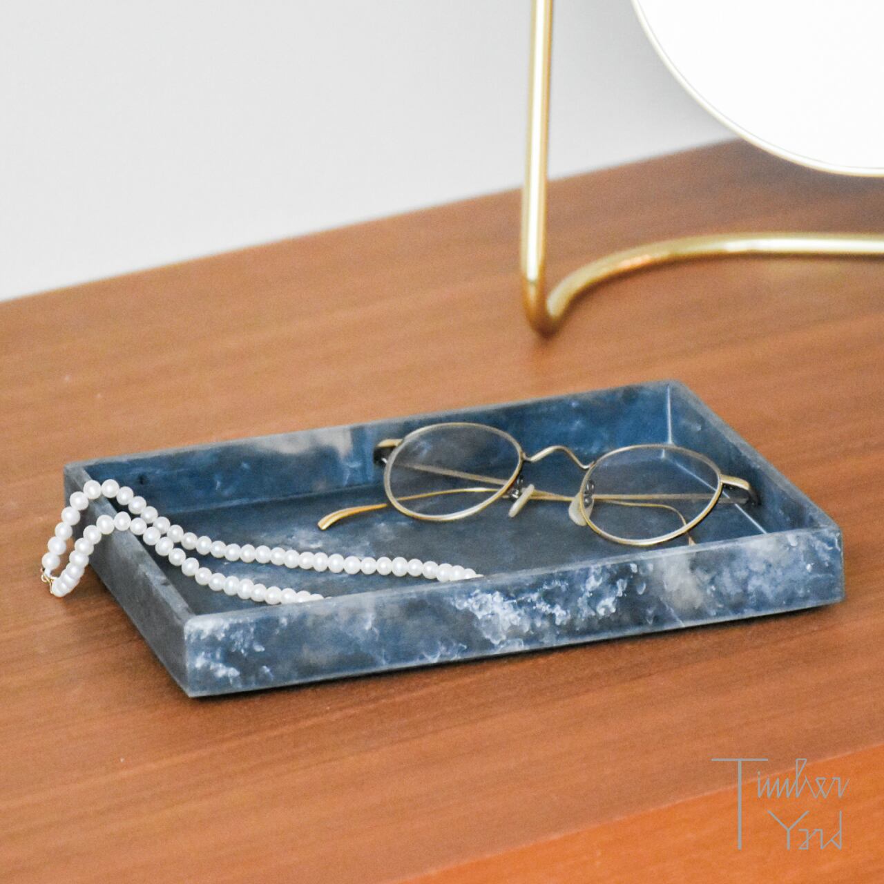 【ONLINE限定】Mist Tray / Charcoal / 15×20cm / レジン / Ferm Living（ファームリビング）/ トレイ / トレー / 正規販売店 [4]