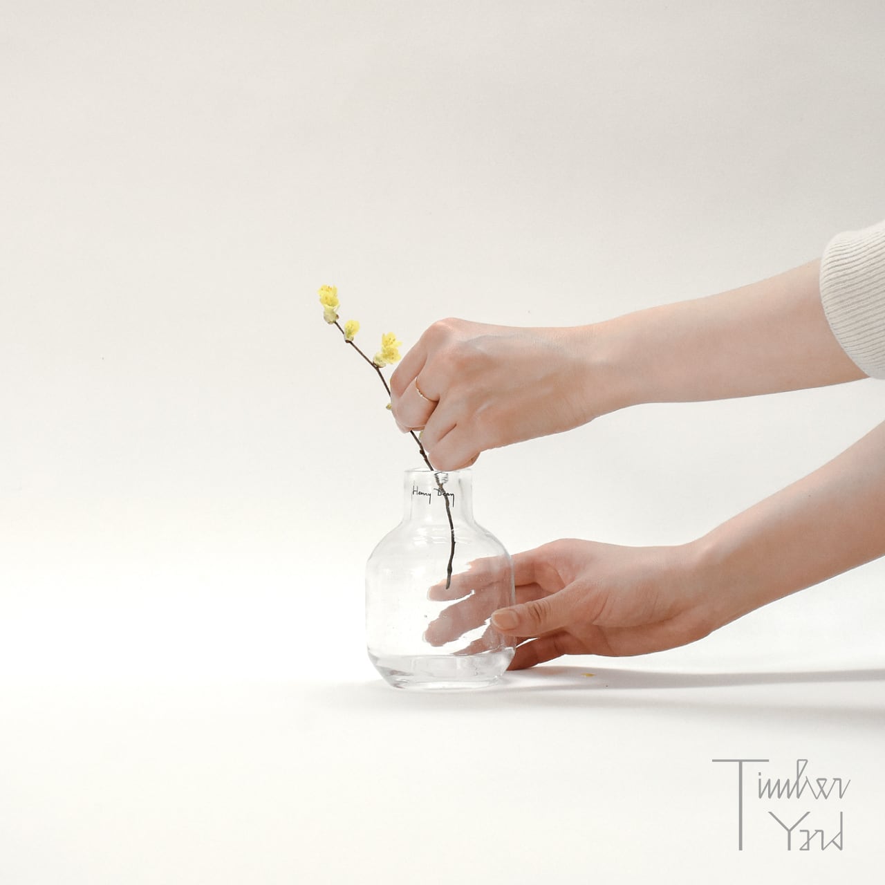 Barbat XS / クリア / D8×H11.5cm / 手吹きガラス / バルバット / AT0915 / フラワーベース / 花器 / 花瓶 / Henry Dean（ヘンリーディーン） [3]