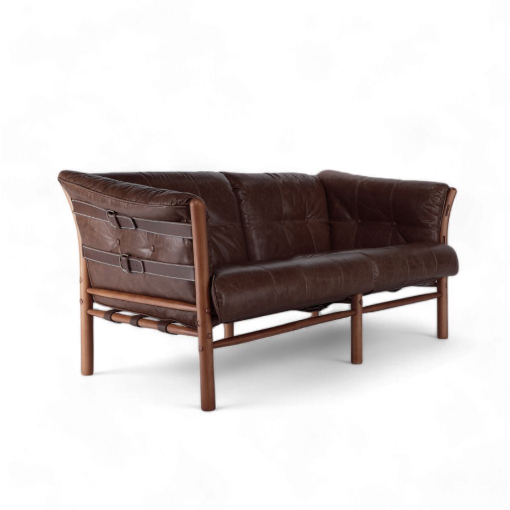 Ilona Armchair Type-A 2Seats Oil-leather Darkbrown / イローナアームチェア タイプA 2シート オイルレザー ダークブラウン アルネ・ノレル [2]