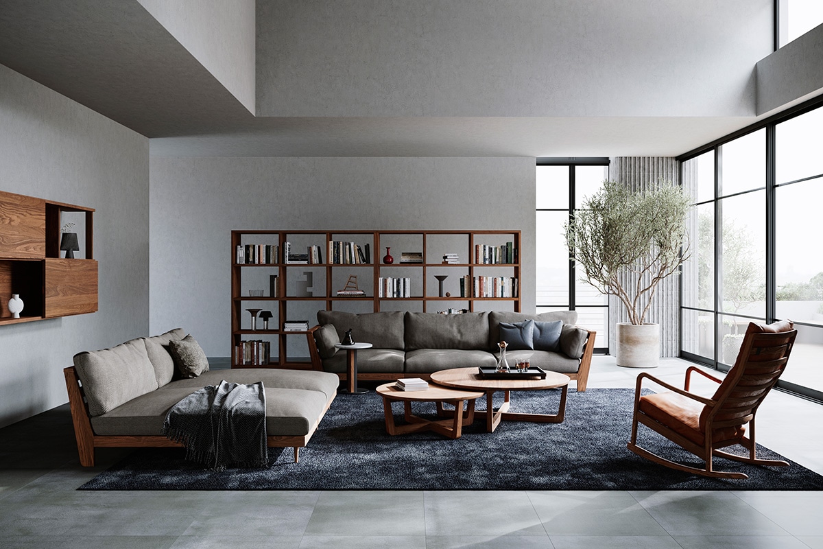Blueprint HIGH BACK ROCKING CHAIR ブループリント ハイバック ロッキングチェア [5]