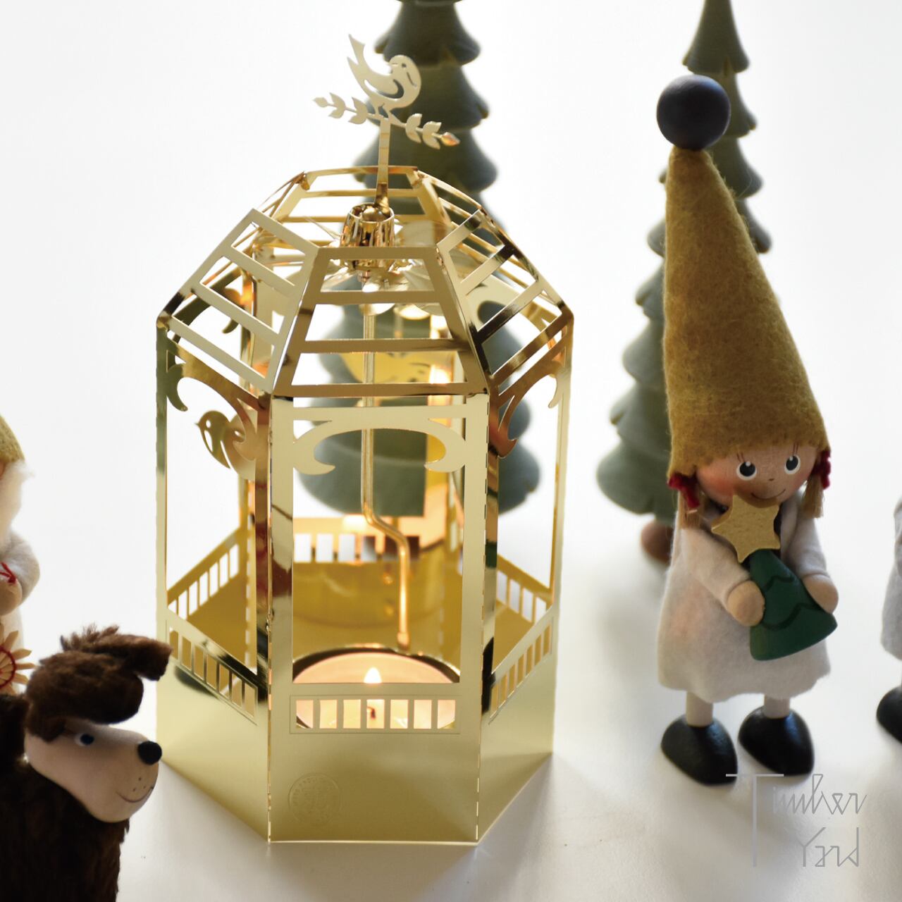 【ONLINE限定】ティーライトホルダー / パビリオン ゴールド / ティーライトキャンドル付き / クリスマスキャンドル / Jette Frölich（イェッテ・フローリッヒ）/ 正規販売店 [3]