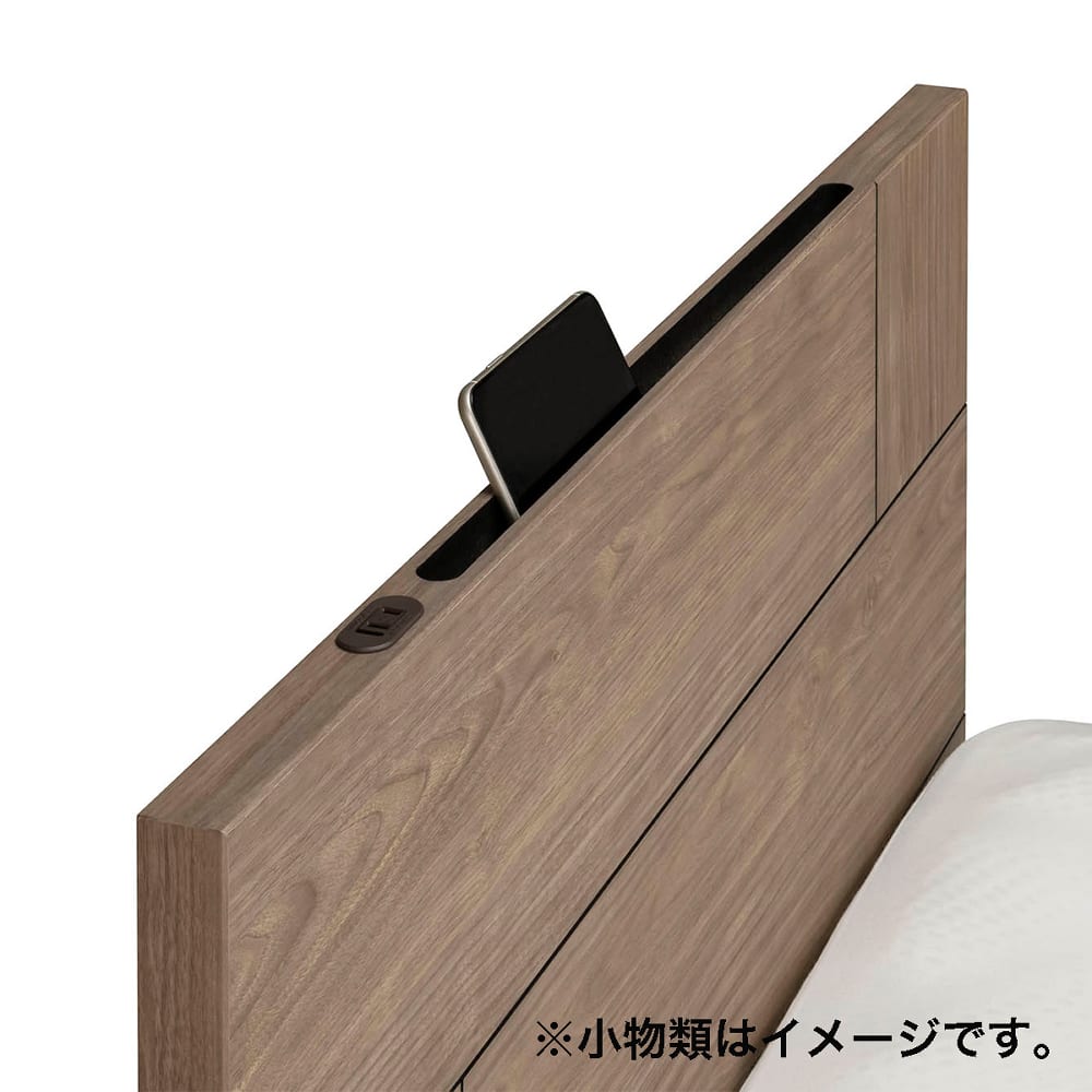 [フランスベッド] ダブルフレーム　ＬＴ−１０１Ｆ　ＬＧ※マットレス別売(ダブル　５Ｙ）ウォールナット): ベッド [2]