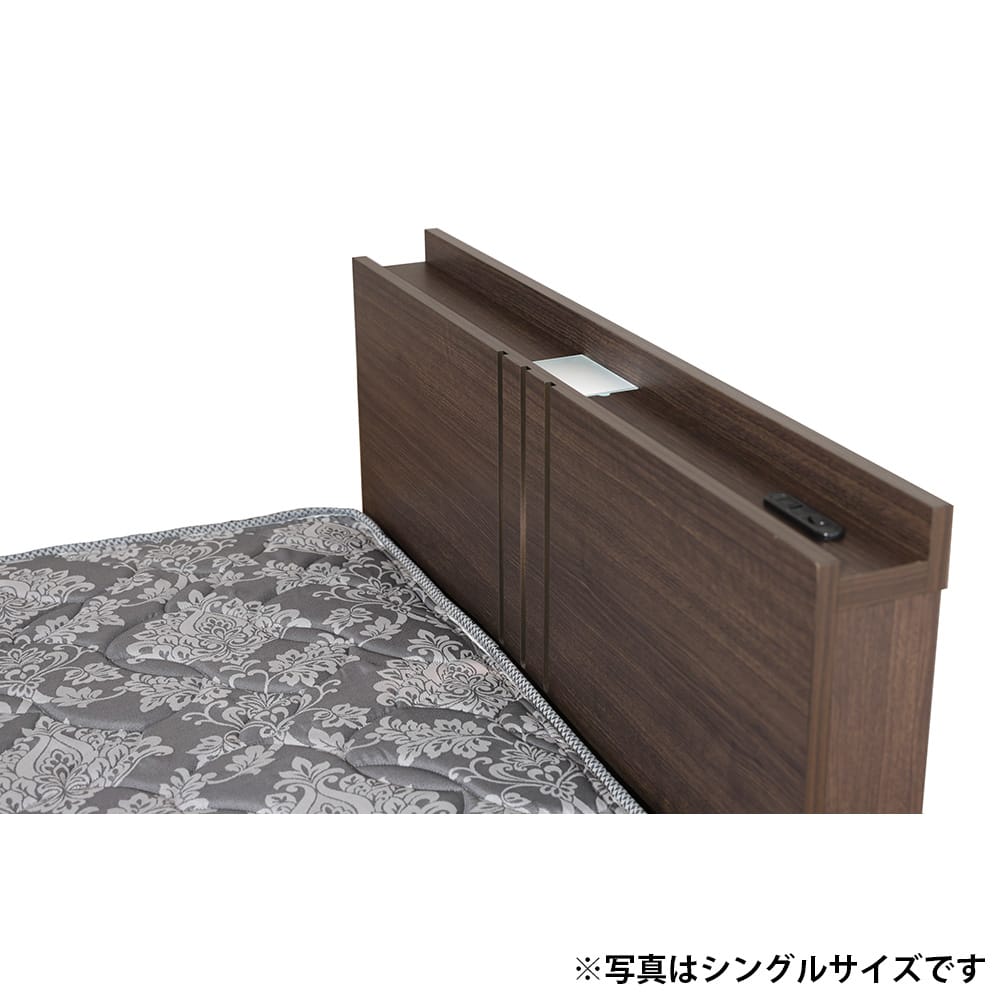 ［ドリームベッド］ワイドダブルベッド　ウレルディＷＤ１０６５ＢＸ２９ＺＳＭＥＷ／サータＦ１Ｎ２７８ＧＹ　ＭＥＷ(ワイドダブル　ＭＥＷ): ベッド [5]