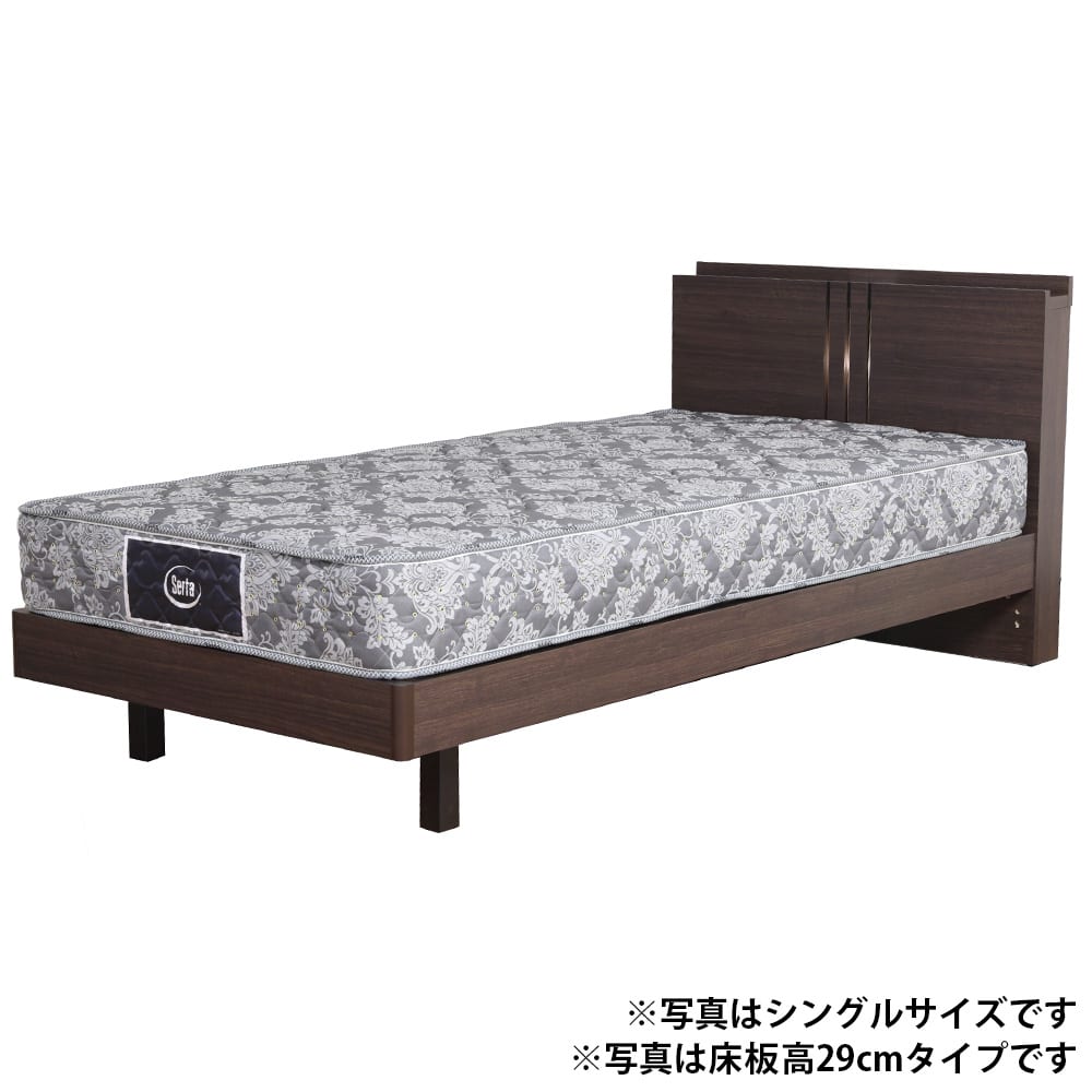 ［ドリームベッド］ワイドダブルベッド　ウレルディＷＤ１０６５ＳＴ２９スノコＤＸＭＥＷ／サータＦ１Ｎ２７８ＧＹ(ワイドダブル　ＭＥＷ): ベッド [2]
