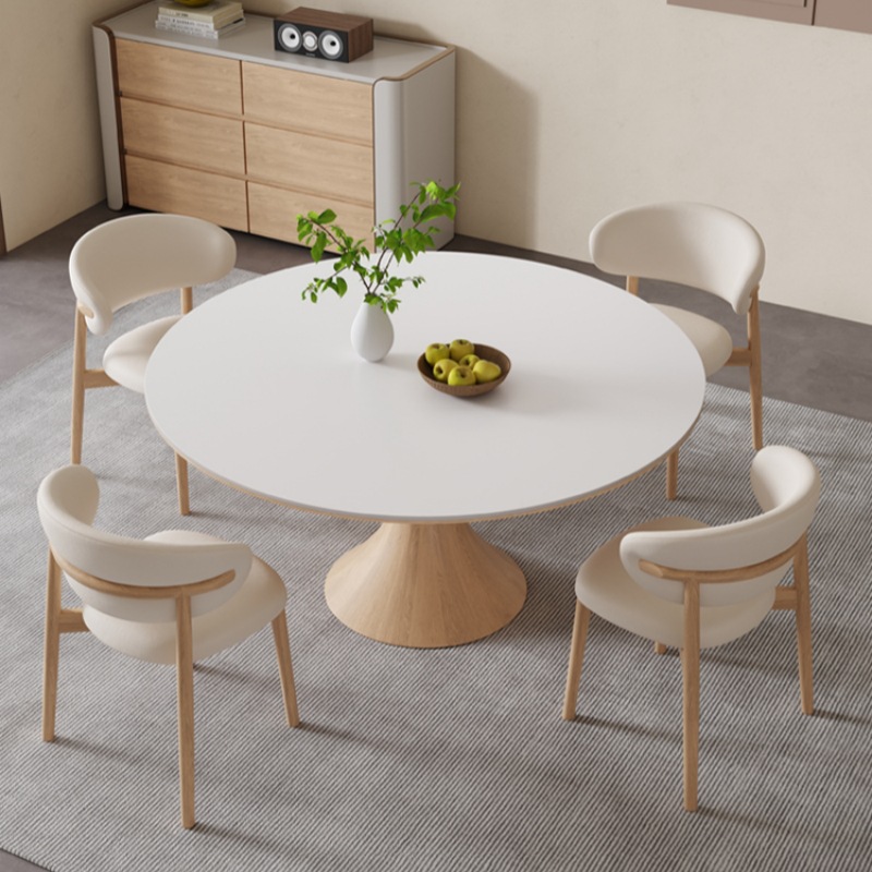 ダイニングテーブル  丸テーブル  セラミック 食卓 円形 アッシュ材  fjx-2671 [2]