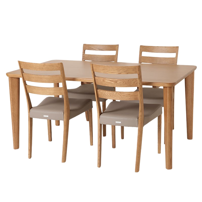 ダイニング5点セット ルーチェ テーブル D18510MHG+チェアC19705H567×4   TOKYOinterior×カリモク 【大型商品配送便でのお届け】 ※納期5週間～ [2]