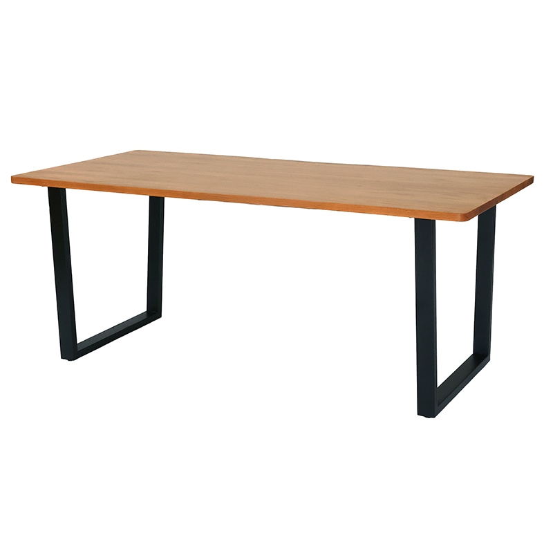 ダイニングテーブル（if NEST）SAMANTHA PLUS 135～180TOP OAK+アイアンTR BK※4サイズ有【大型商品配送】 [3]