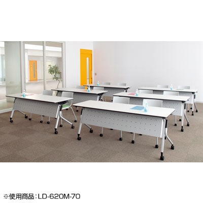 LD-615-70 | Linello 2 会議テーブル 幅1800×奥行450×高さ700mm プラス(PLUS) [4]