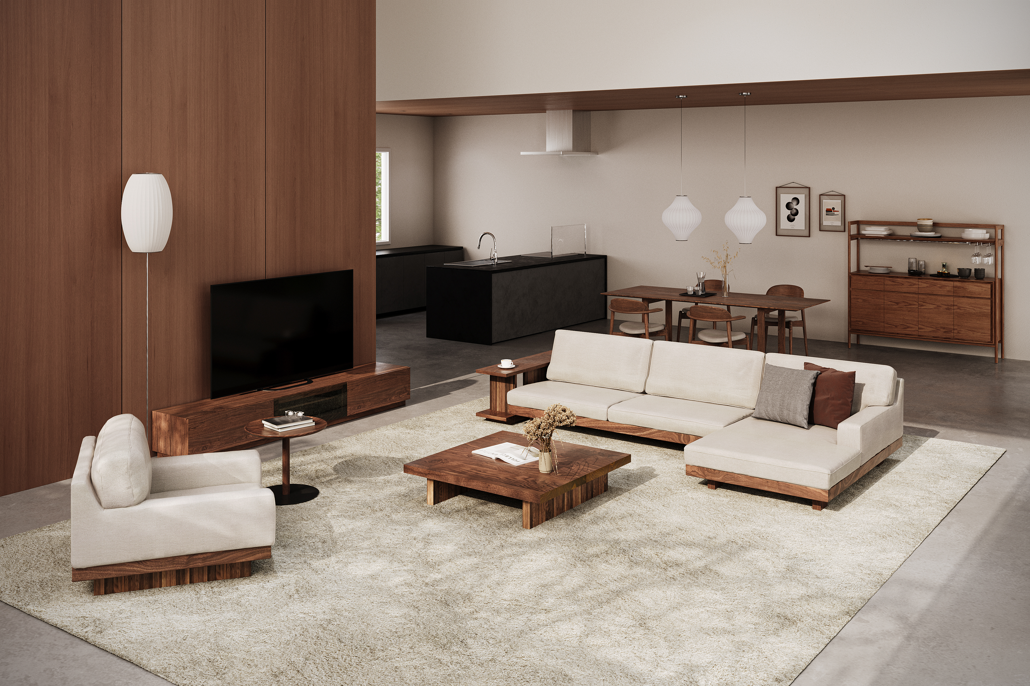 DANISH ARM SOFA かたさ選べる デニッシュ アーム ソファ [3]
