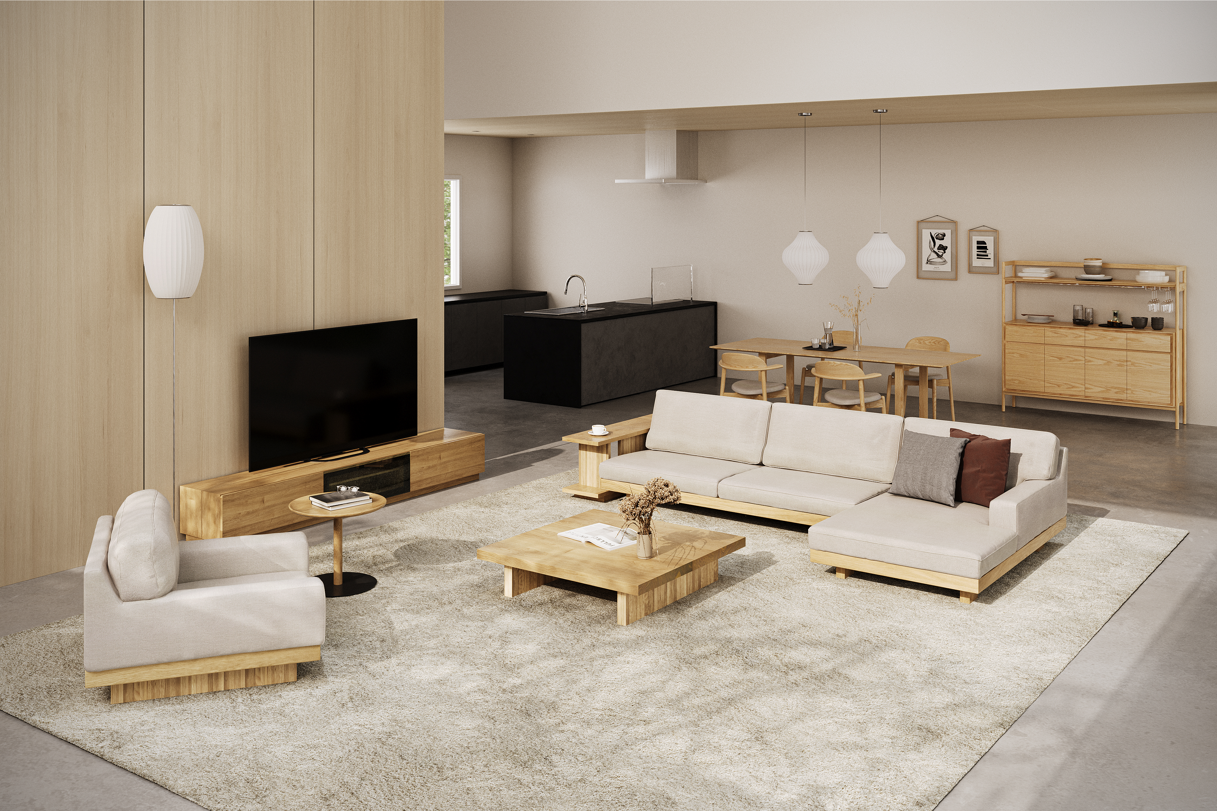 DANISH ARM SOFA かたさ選べる デニッシュ アーム ソファ [4]