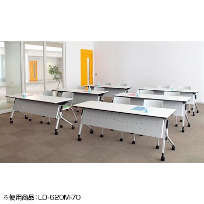 LD-515TN | Linello 2 会議テーブル 幅1500×奥行450×高さ720mm プラス(PLUS) [4]